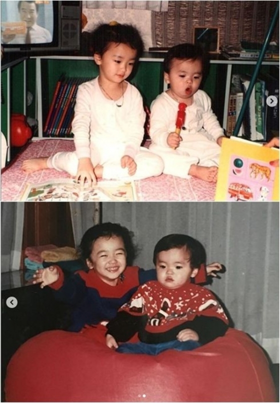 배우 박하선, 박하선 동생. /사진=박하선 인스타그램