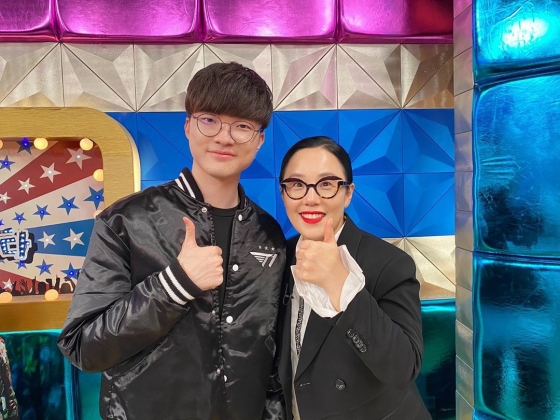/사진=정샘물 인스타그램 (좌 페이커(이상혁) 우 정샘물)