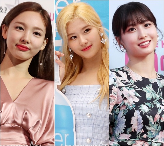 트와이스 나연(왼쪽부터), 사나, 모모 /사진=스타뉴스