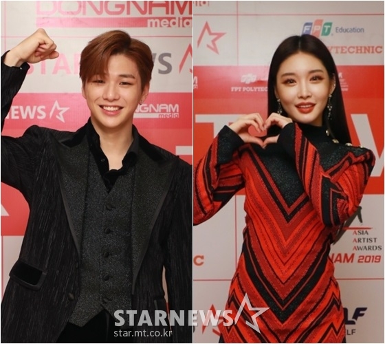강다니엘(왼쪽), 청하 /사진=스타뉴스