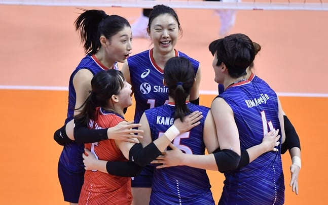 한국 여자 배구 대표팀./사진=FIVB