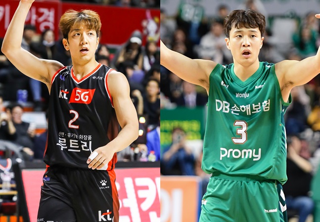 허훈(왼쪽)과 허웅 형제가 올스타전에서 적으로 만난다. /사진=KBL 제공