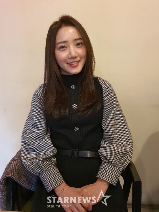 10일에 만난 정사랑. /사진=이원희 기자