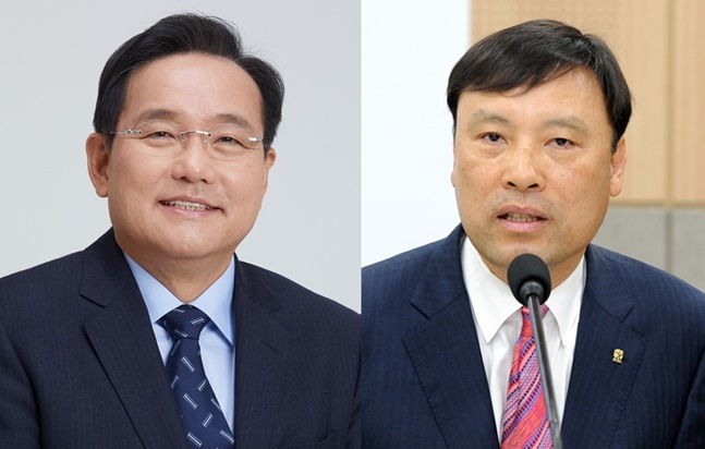박원하(왼쪽)-양회종 후보. /사진=서울시체육회, 뉴스1