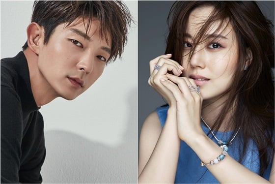 이준기(왼쪽)와 문채원 /사진제공=나무엑터스