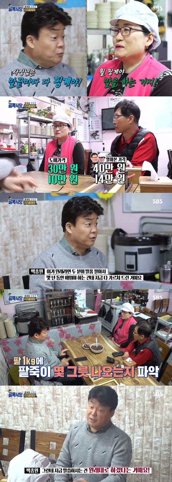 /사진=SBS 예능프로그램 '백종원의 골목식당' 방송화면 캡쳐