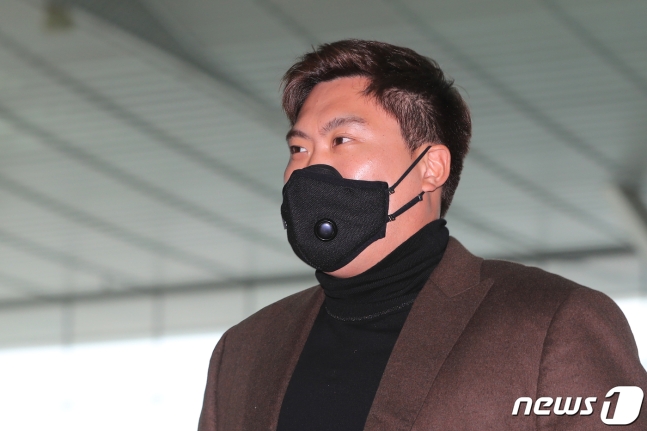 지난 2일 인천공항을 통해 출국한 토론토 블루제이스 류현진. /사진=뉴스1