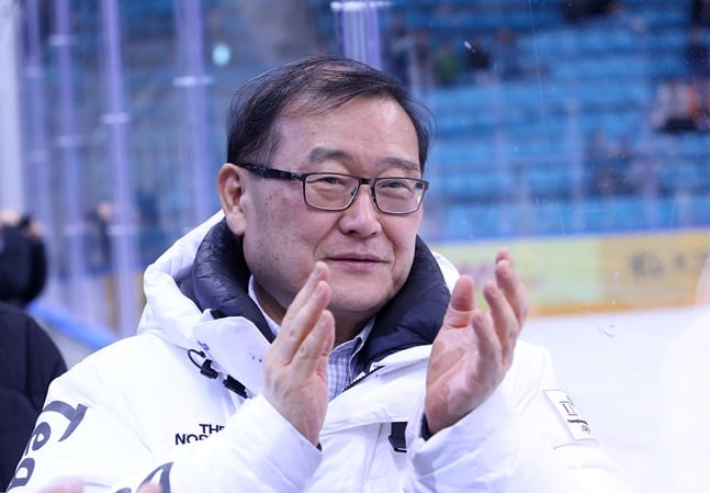 정몽원 대한아이스하키협회장. /사진=대한아이스하키협회 제공