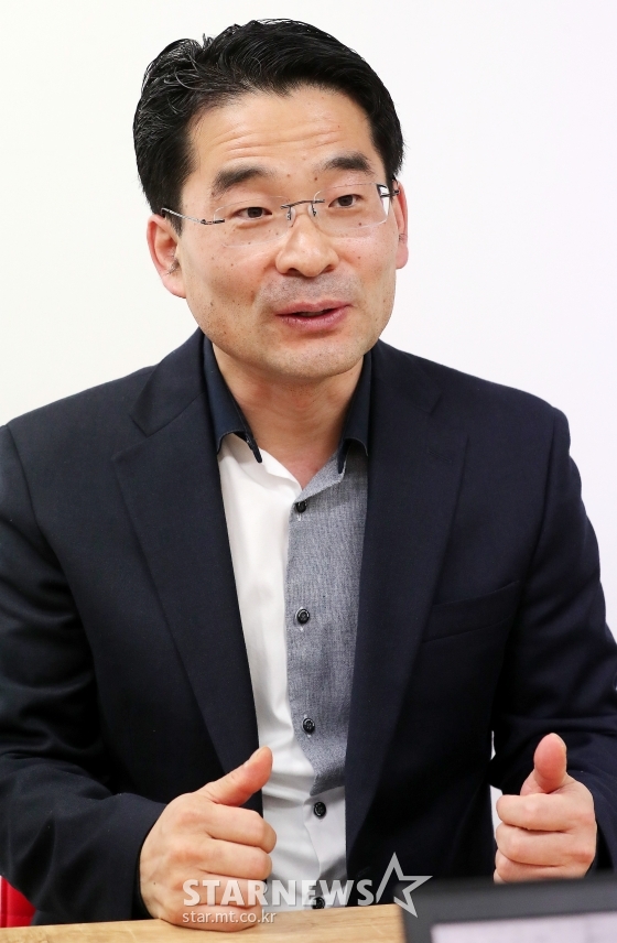 OSR엔터테인먼트 한경진 대표/사진=김창현 기자 chmt@