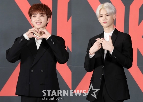 엑스원 출신 송형준,강민희/사진=스타뉴스