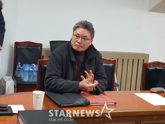18일 경기력향상위원회에 참석한 이문규 감독. /사진=이원희 기자