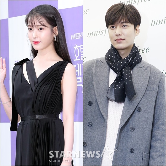 아이유(왼쪽)과 이민호 /사진=스타뉴스