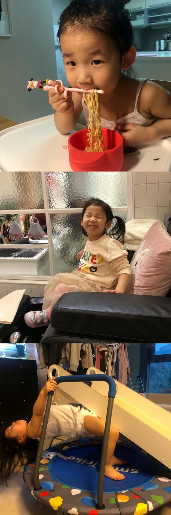 /사진=김성은 인스타그램 (김성은 딸 정윤하 양)
