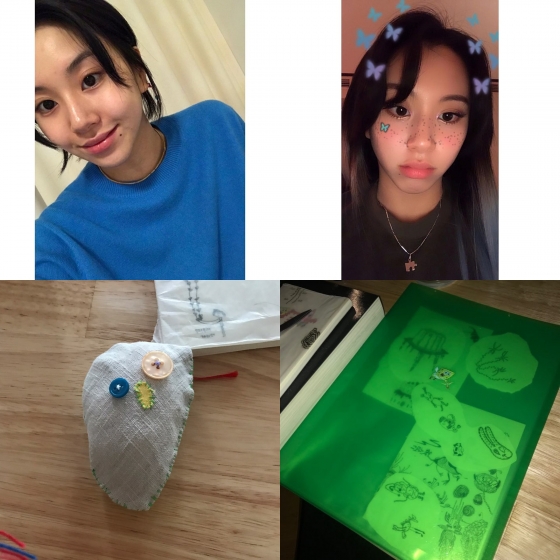 /사진=트와이스 공식 인스타그램 (채영)