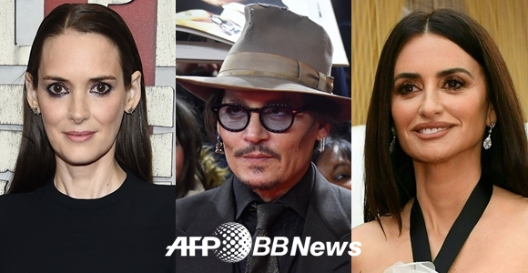 위노나 라이더, 조니뎁, 페넬로페 크루즈 /사진=AFPBBNews뉴스1