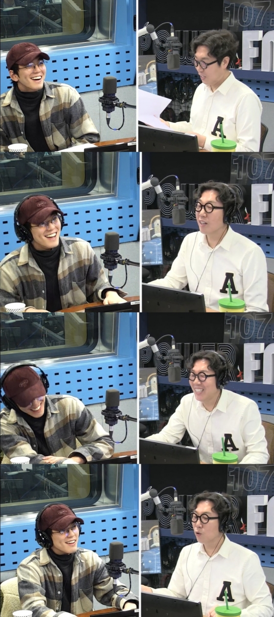 /사진=SBS 파워FM '김영철의 파워FM(철파엠)' 캡처 (배우 김민규 김영철)