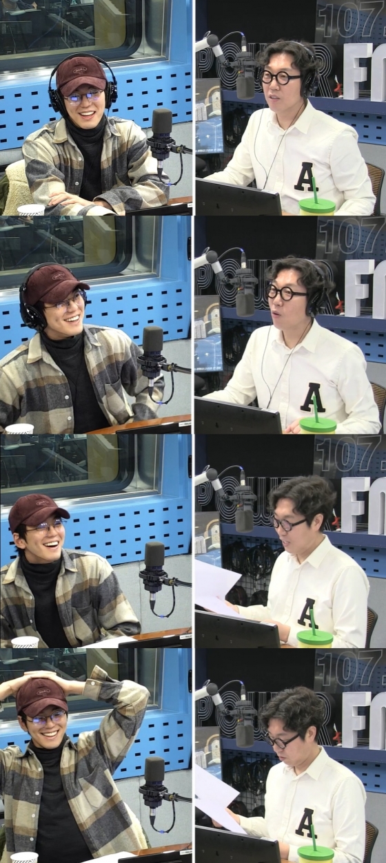 /사진=SBS 파워FM '김영철의 파워FM'(철파엠) 캡처 (배우 김민규 김영철)