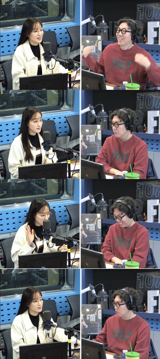 /사진=SBS 파워FM '김영철의 파워FM' 캡처 (주시은 아나운서 김영철)