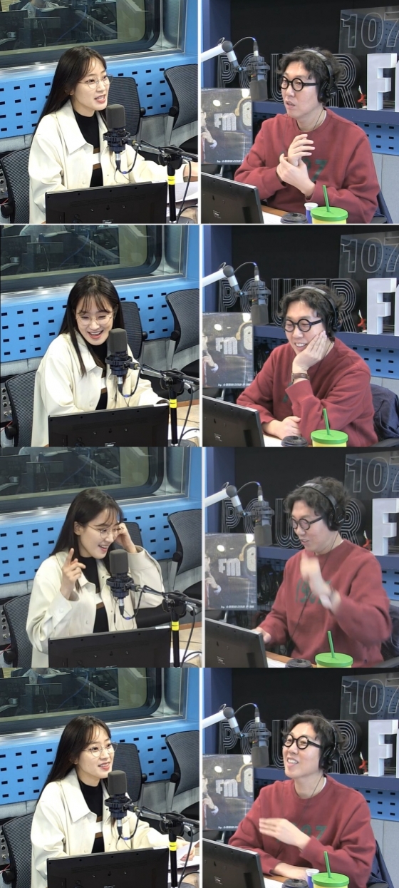 /사진=SBS 파워FM '김영철의 파워FM'(철파엠) 캡처 (주시은 아나운서 김영철)