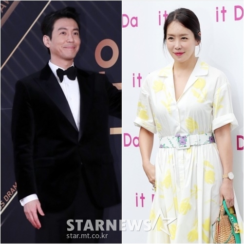 최원영(왼쪽)과 김정은 /사진=스타뉴스