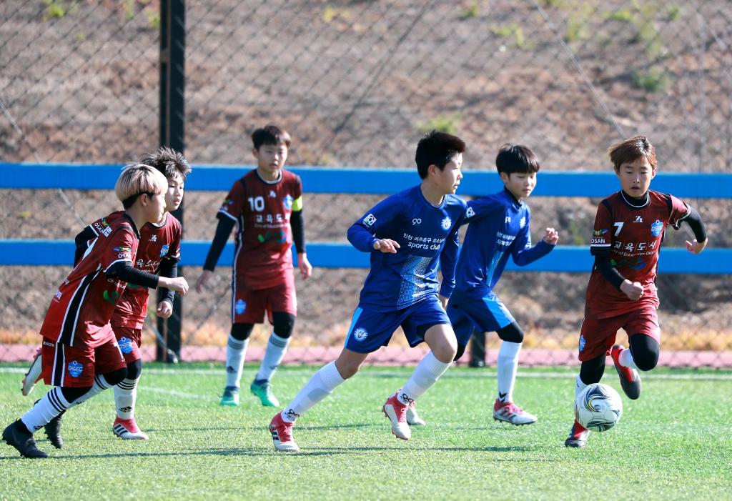제4회 전국 스포츠 클럽 교류 대회 유소년 축구 경기 모습. /사진=대한체육회 제공