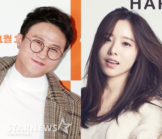 개그맨 박성광, 배우 출신 이솔이 /사진=스타뉴스, '이웃의 수정씨' 페이스북