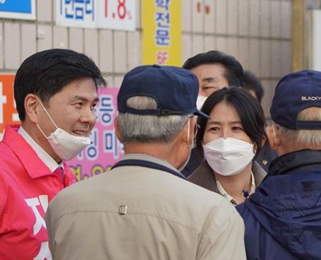 심은하 /사진=지상욱 후보 SNS