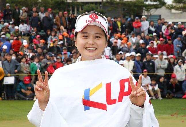 지난해 우승자 최혜진./사진=KLPGA