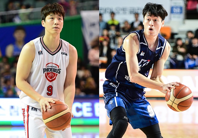 창원 LG 세이커스가 FA로 영입한 박경상(왼쪽)과 최승욱. /사진=창원 LG 제공