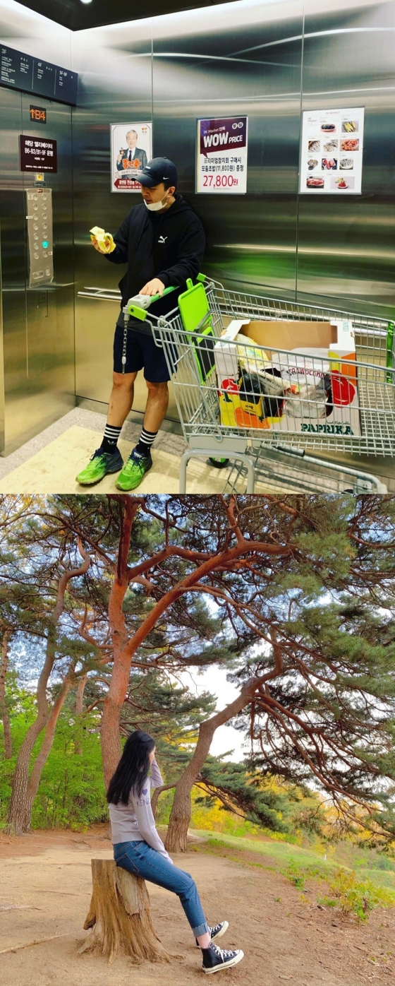 /사진=정준, 김유지 인스타그램
