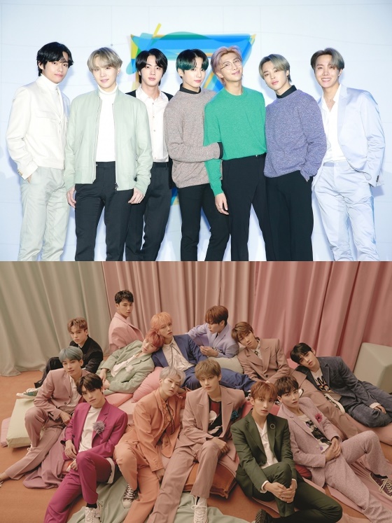 방탄소년단(위), 세븐틴 /사진제공=빅히트엔터테인먼트, 플레디스엔터테인먼트