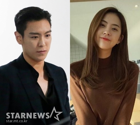 중국언론을 통해 열애설이 제기된 빅뱅 멤버 탑(왼쪽/ 스타뉴스)과 SM C&C 소속 신인 연기자 김가빈(사진출처=김가빈 SNS)