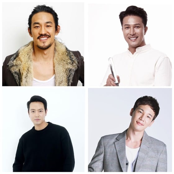 한정수(왼쪽위부터 시계방향), 오션 출신 오병진, 우일, 샵 출신 장석현 /사진제공=빅브라더스