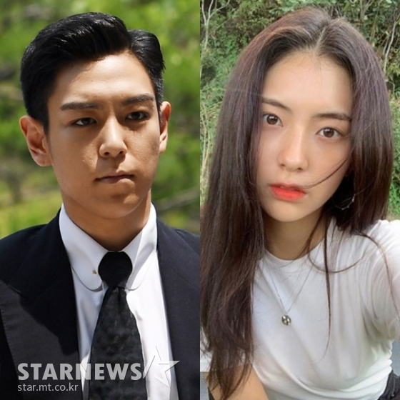 (왼쪽부터) 빅뱅 멤버 탑, 김가빈 /사진=스타뉴스, 김가빈 SNS