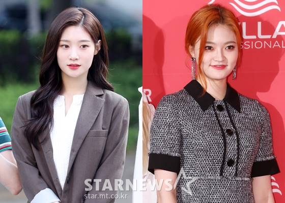 그룹 다이아 정채연,솜이(왼쪽부터)/사진=스타뉴스