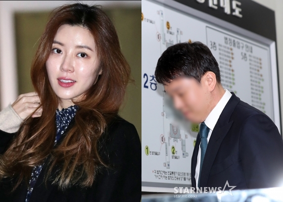 박한별, 유인석 전 대표 / 사진=스타뉴스