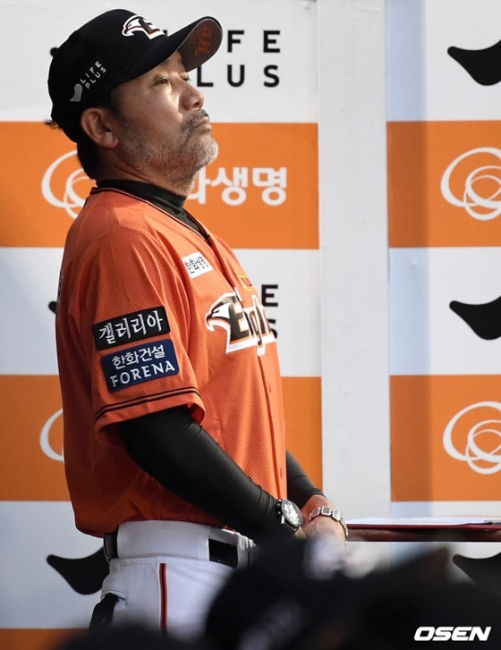 한용덕 한화 감독. /사진=OSEN