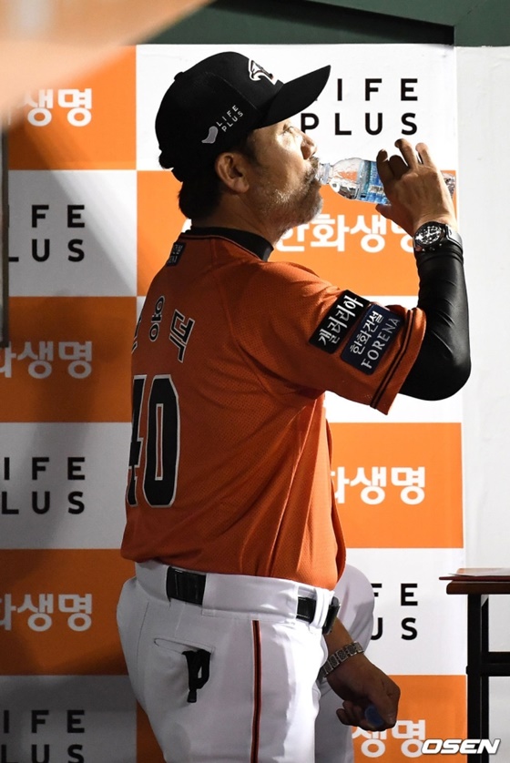 한용덕 전 감독. /사진=OSEN