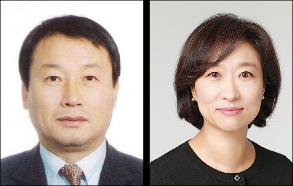 조영증(왼쪽), 이옥진 신임 상벌위원. /사진=한국프로축구연맹 제공