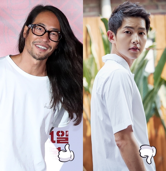 류승범이 결혼과 아빠가 되는 소식을 전한 반면 송중기는 악의적인 루머에 초강경 대응하겠다는 입장을 밝혔다.