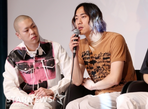 밴드 혁오의 임동건(오른쪽) /사진=김휘선 기자