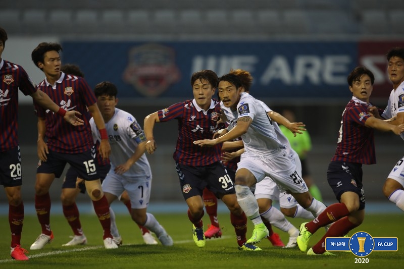 수원FC-인천전 모습. /사진=대한축구협회 제공