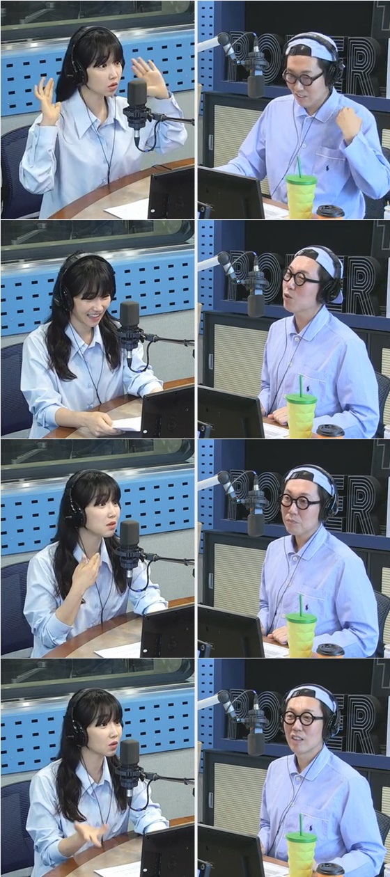 이유리 /사진=SBS 라디오 파워FM '김영철의 파워FM' 보는 라디오 방송화면 캡처