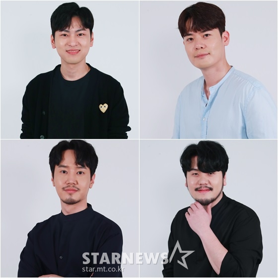 '팬텀싱어3' 우승 라 포엠 인터뷰(왼쪽위부터 시계방향 박기훈, 유채훈, 정민성, 최성훈) /사진=이동훈 기자