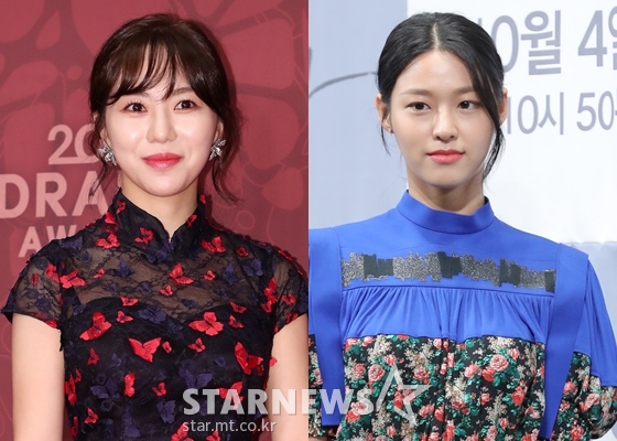 권민아, 설현(사진 오른쪽)/사진=김휘선 기자(사진 왼쪽), 이기범 기자