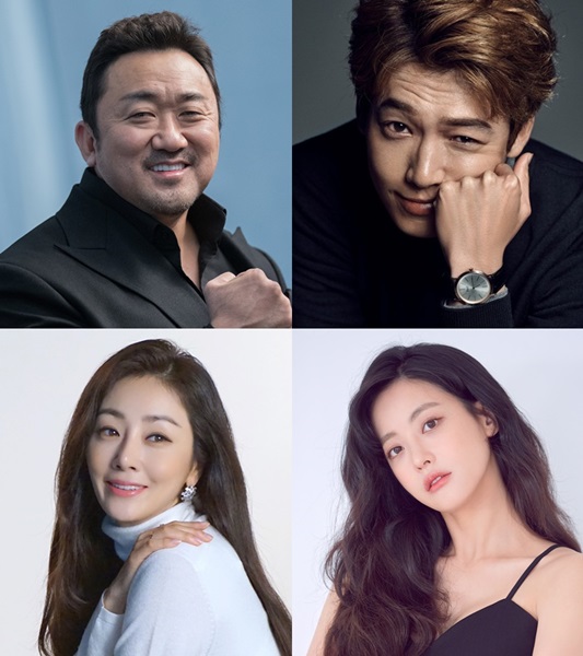 마동석, 정경호, 오나라, 오연서 / 사진=각 소속사 제공