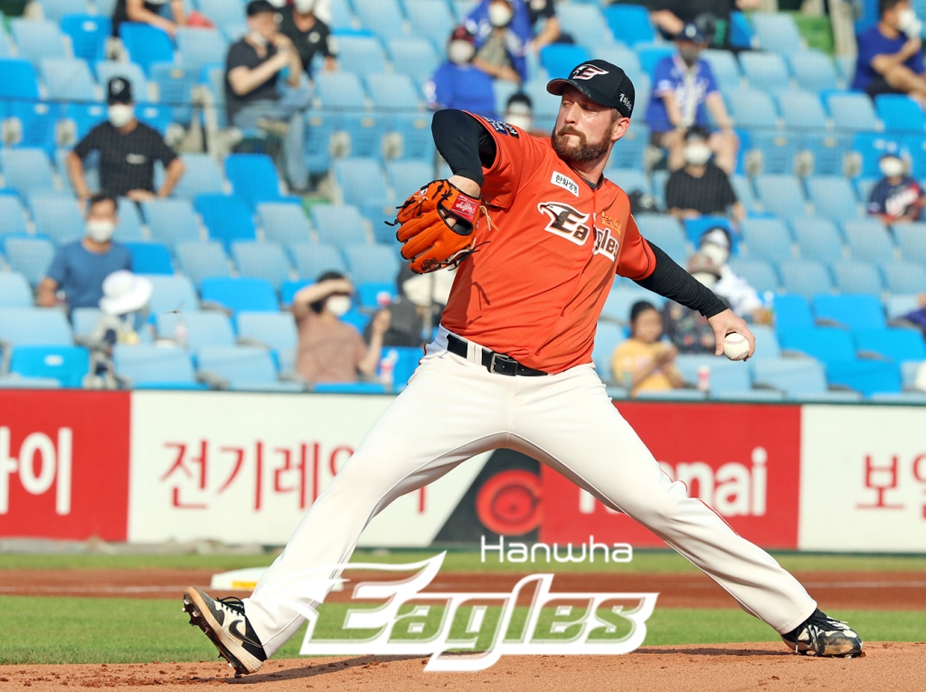 한화 채드벨. /사진=한화 이글스