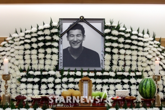 故 배우 이언의 빈소 / 사진=임성균