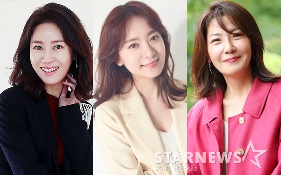 김희정, 송상은, 서이숙/사진=스타뉴스, 송상은(사진 가운데)
