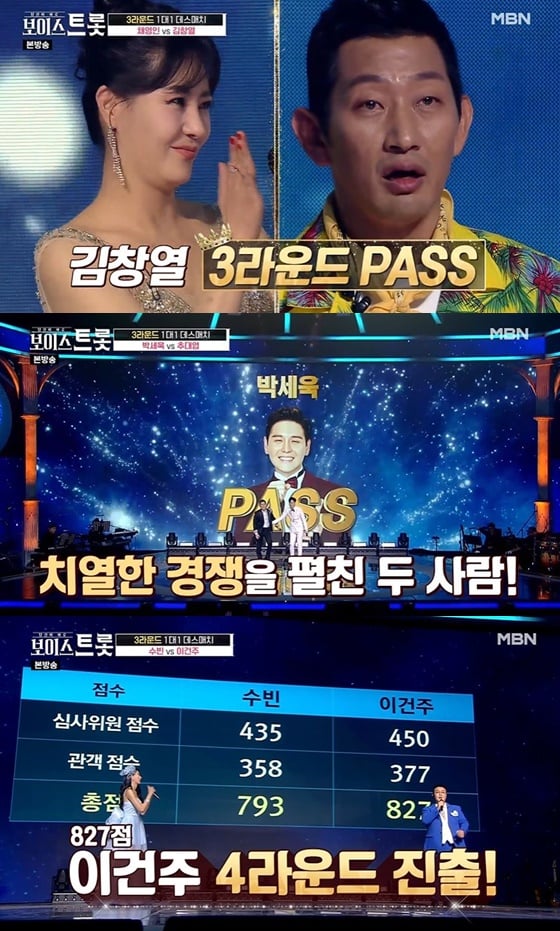 /사진= MBN 예능 '보이스트롯' 방송 화면